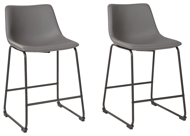 Centiar Gray Counter Height Bar Stool