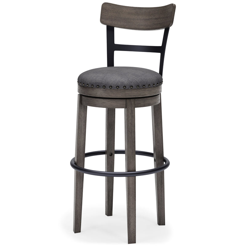 Caitbrook Gray Bar Height Stool