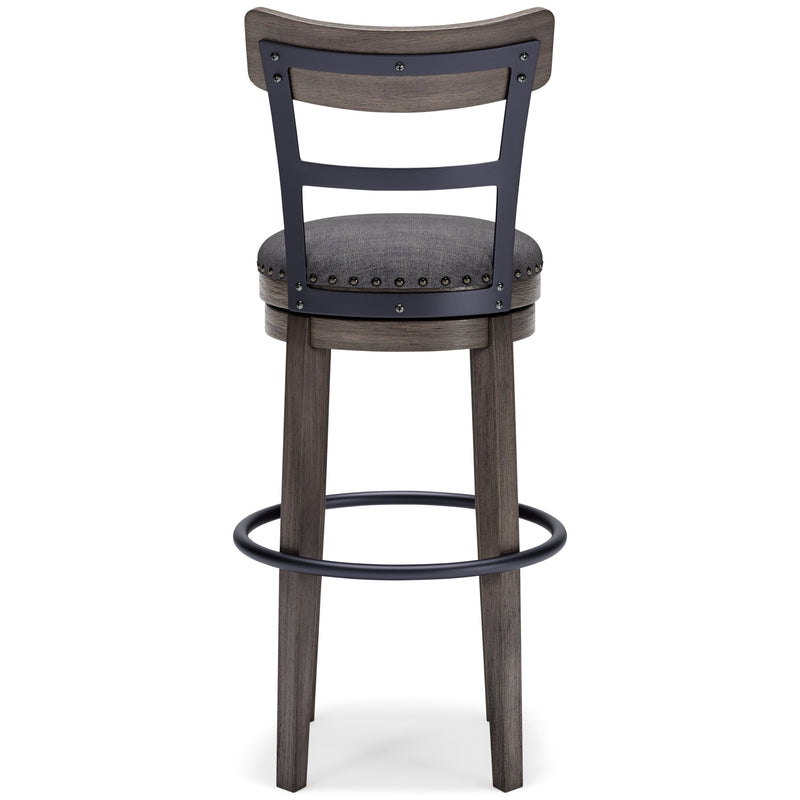 Caitbrook Gray Bar Height Stool