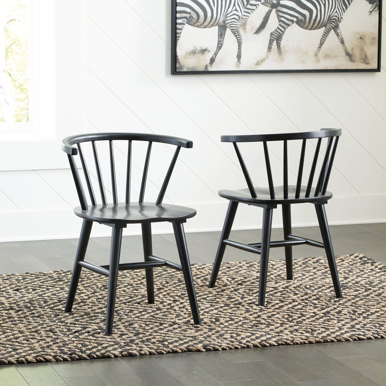 Otaska Black Dining Chair