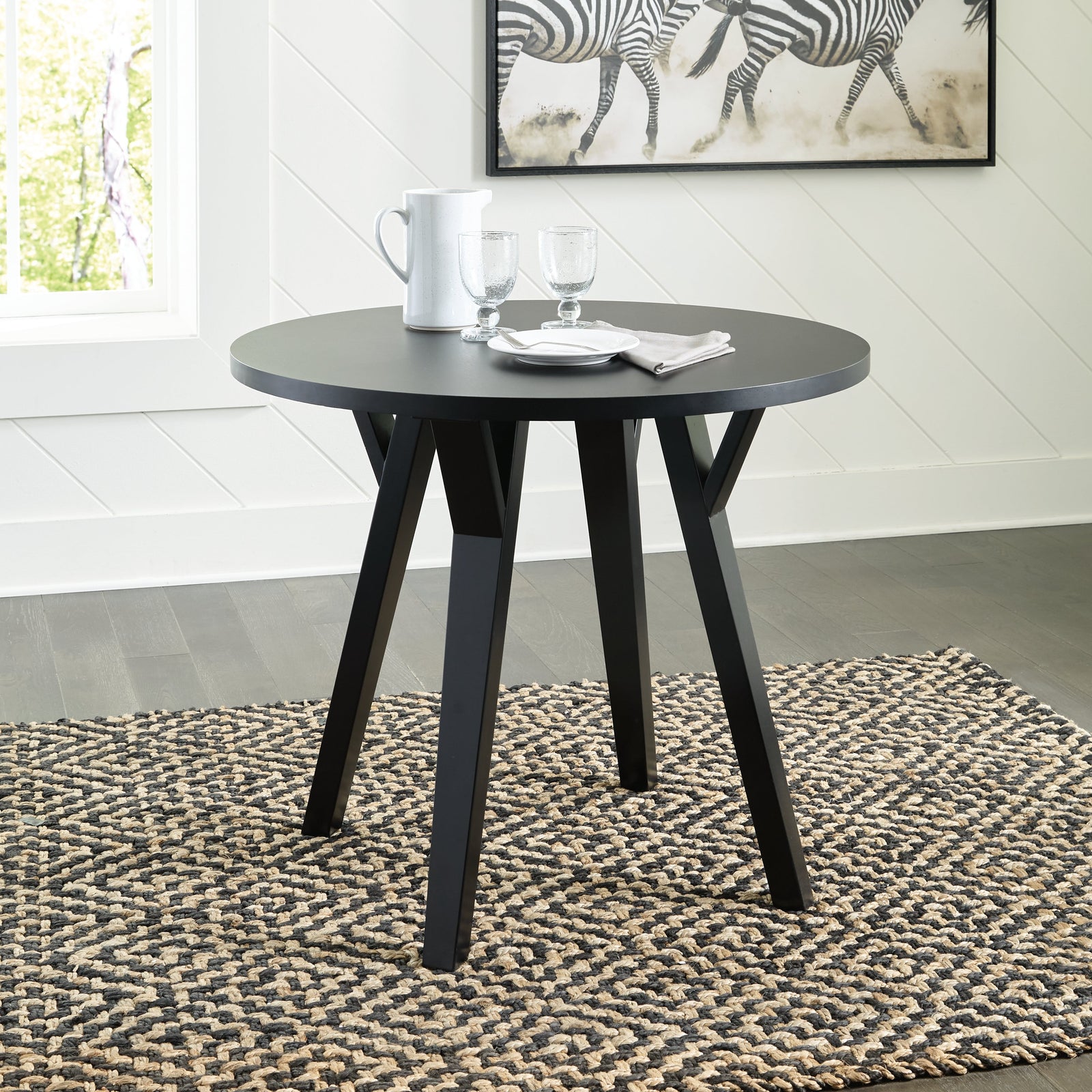 Otaska Black Dining Table