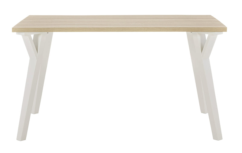 Grannen White Natural Dining Table