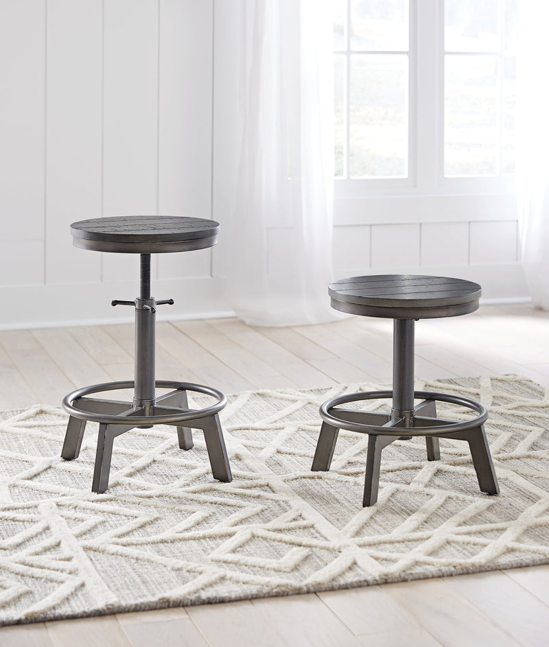 Torjin Gray Counter Height Stool