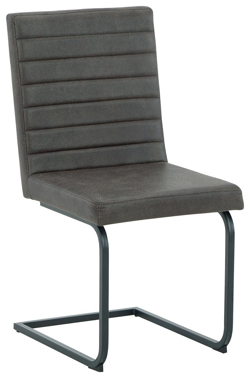Strumford Gray/black Dining Chair