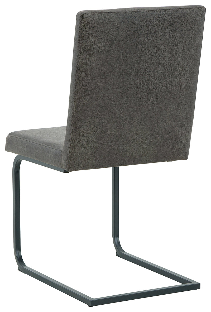Strumford Gray/black Dining Chair