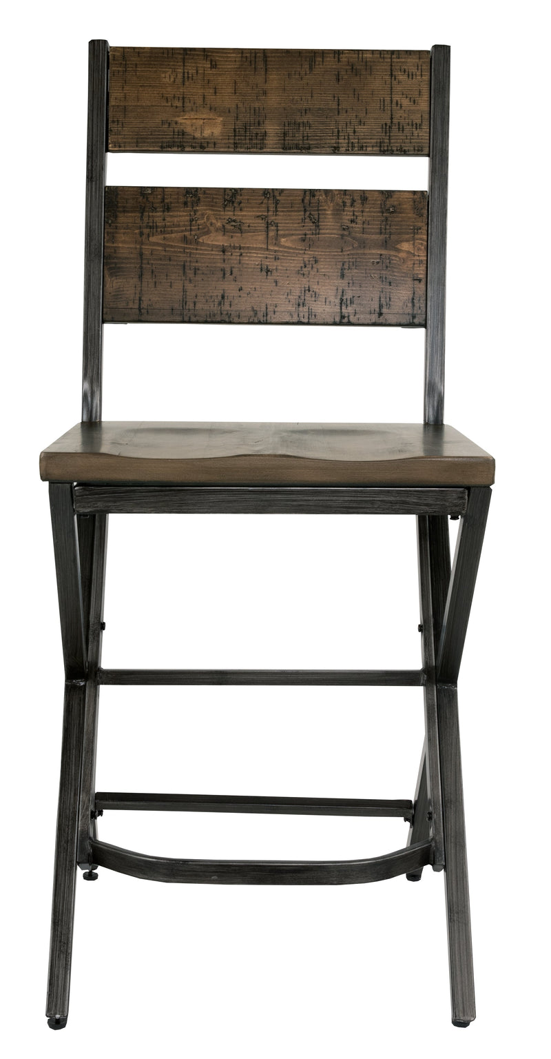 Kavara Medium Brown Counter Height Bar Stool