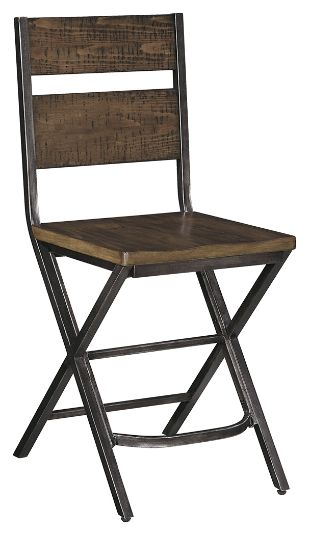 Kavara Medium Brown Counter Height Bar Stool