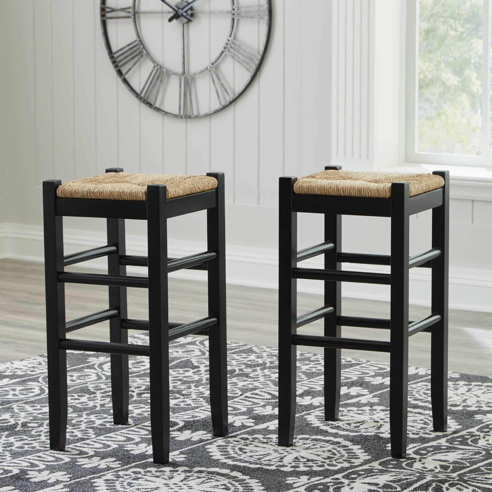 Mirimyn Black Bar Height Stool