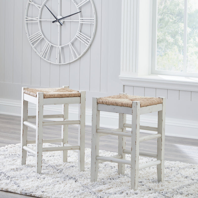 Mirimyn White Counter Height Bar Stool