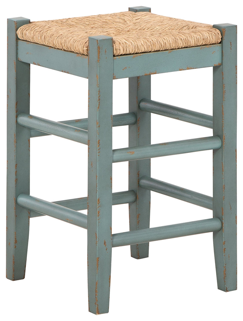 Mirimyn Teal Counter Height Bar Stool