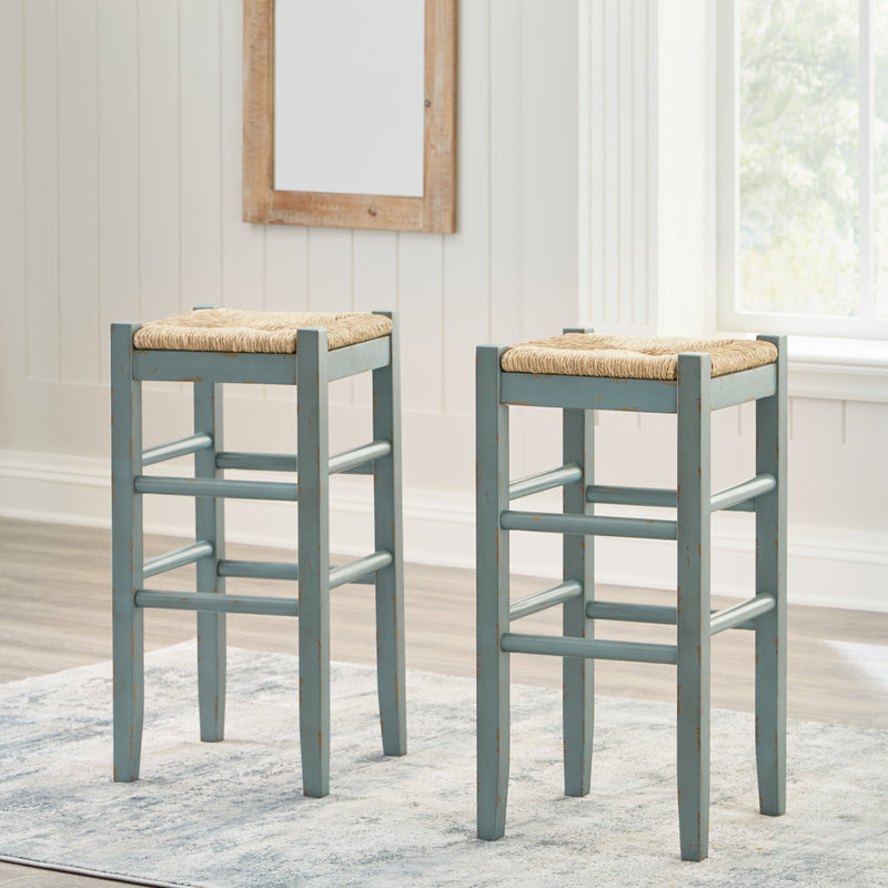 Mirimyn White Bar Height Stool