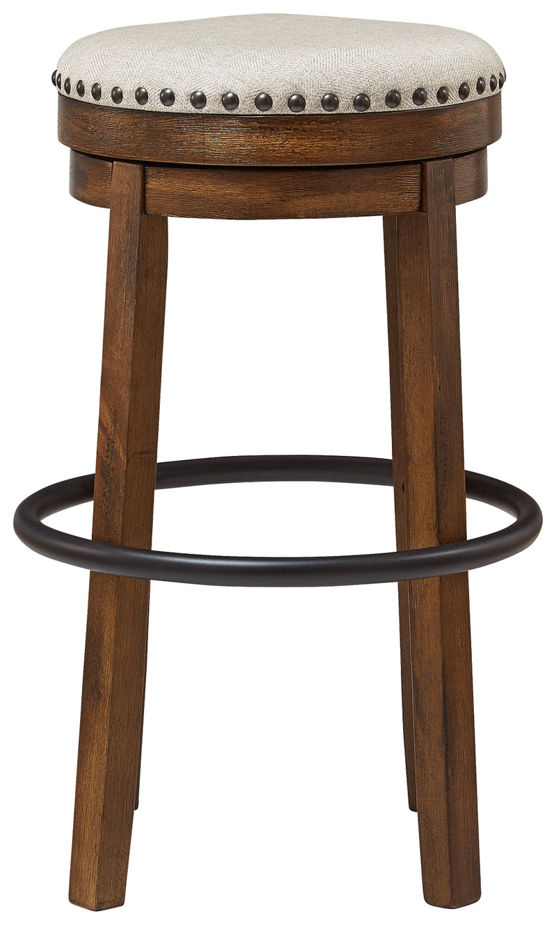 Valebeck Brown Black Bar Height Stool