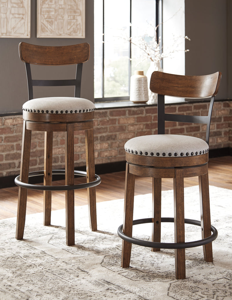 Valebeck Brown Bar Height Stool