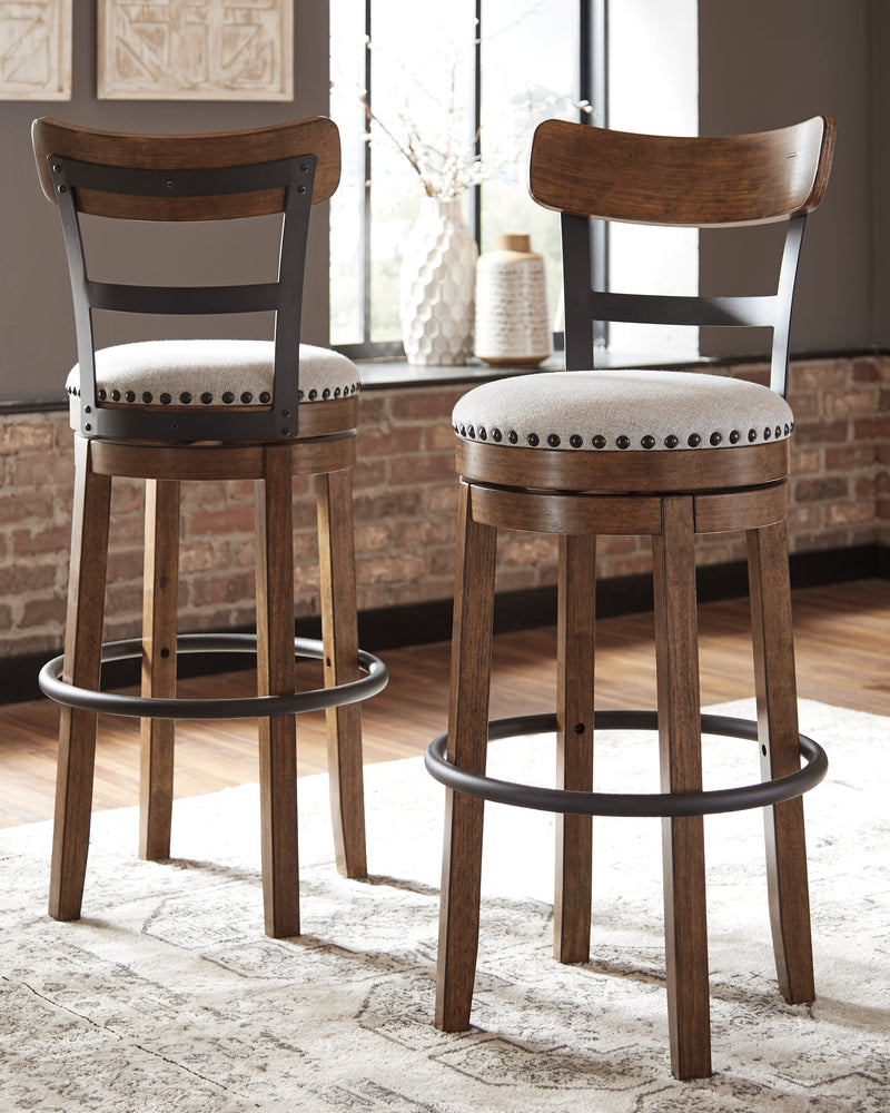 Valebeck Brown Bar Height Stool