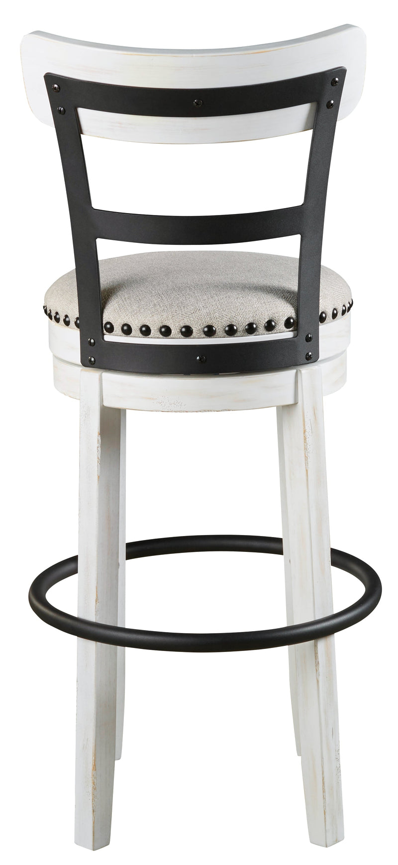 Valebeck White Bar Height Stool