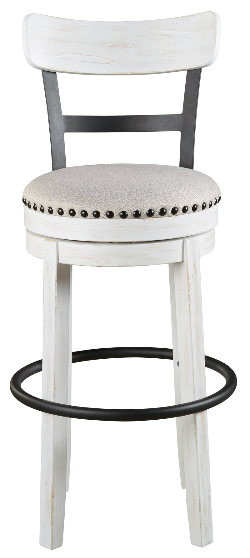 Valebeck White Bar Height Stool