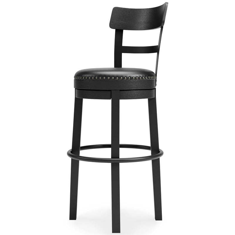 Valebeck Black Bar Height Stool