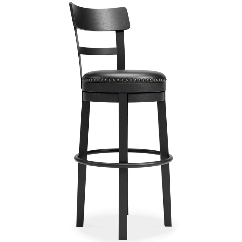 Valebeck Black Bar Height Stool