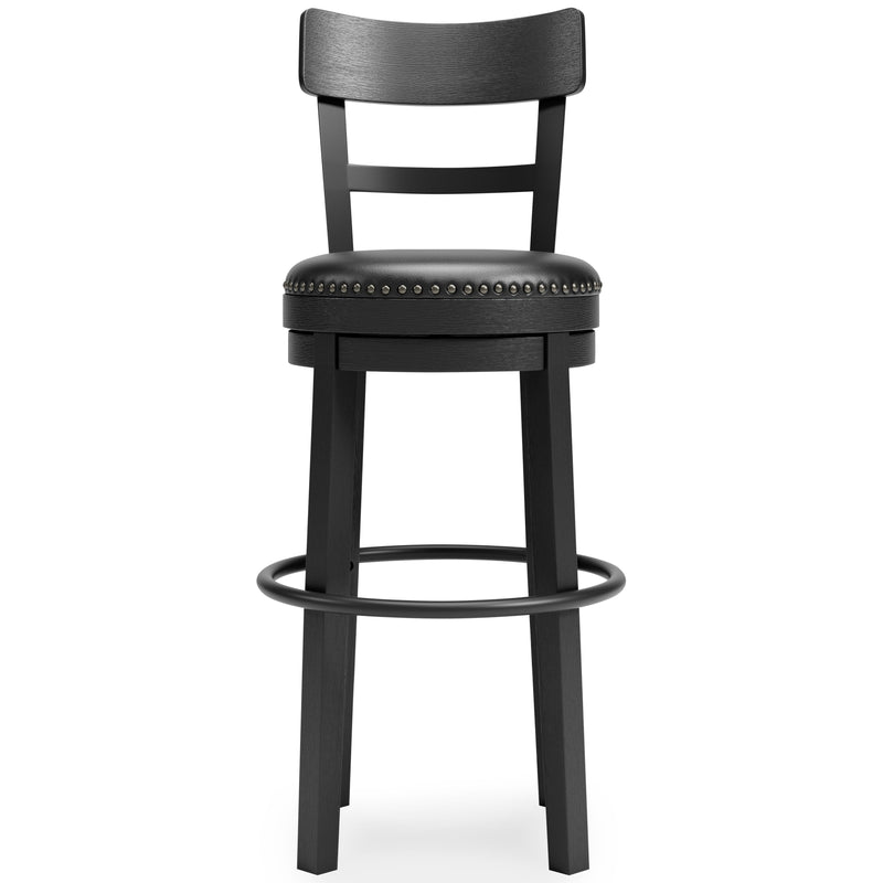 Valebeck Black Bar Height Stool