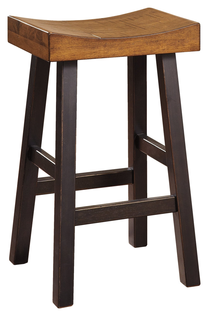 Glosco Medium Brown Dark Bar Height Stool