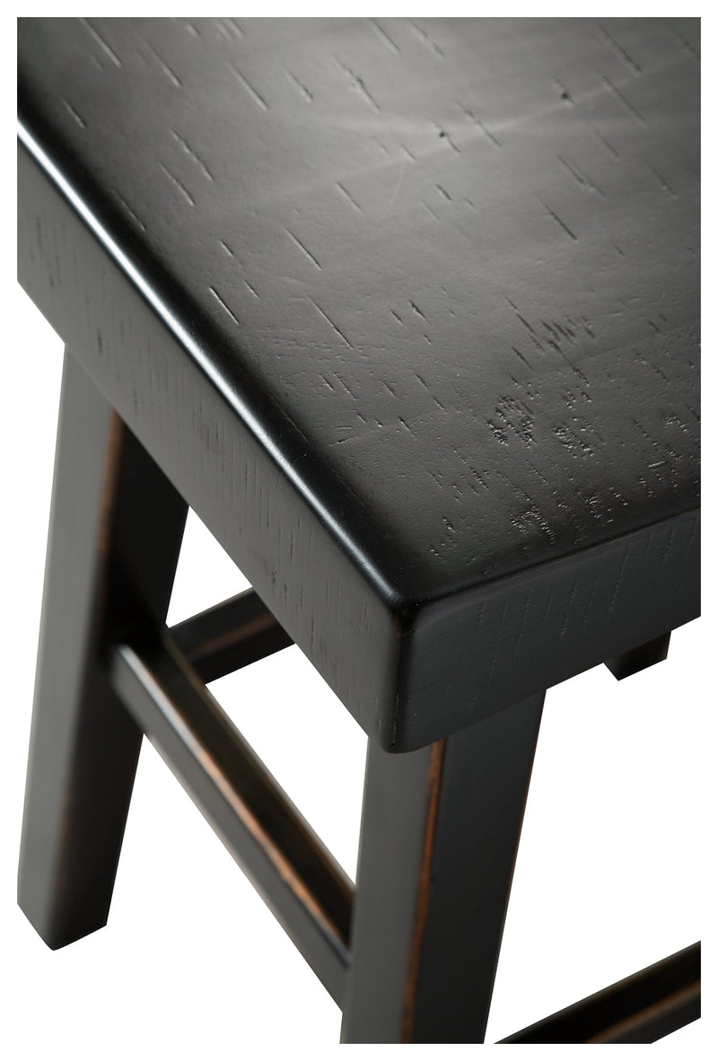 Glosco Black Counter Height Bar Stool