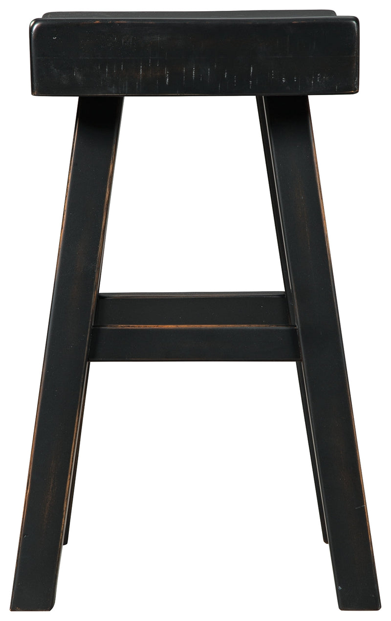 Glosco Black Counter Height Bar Stool