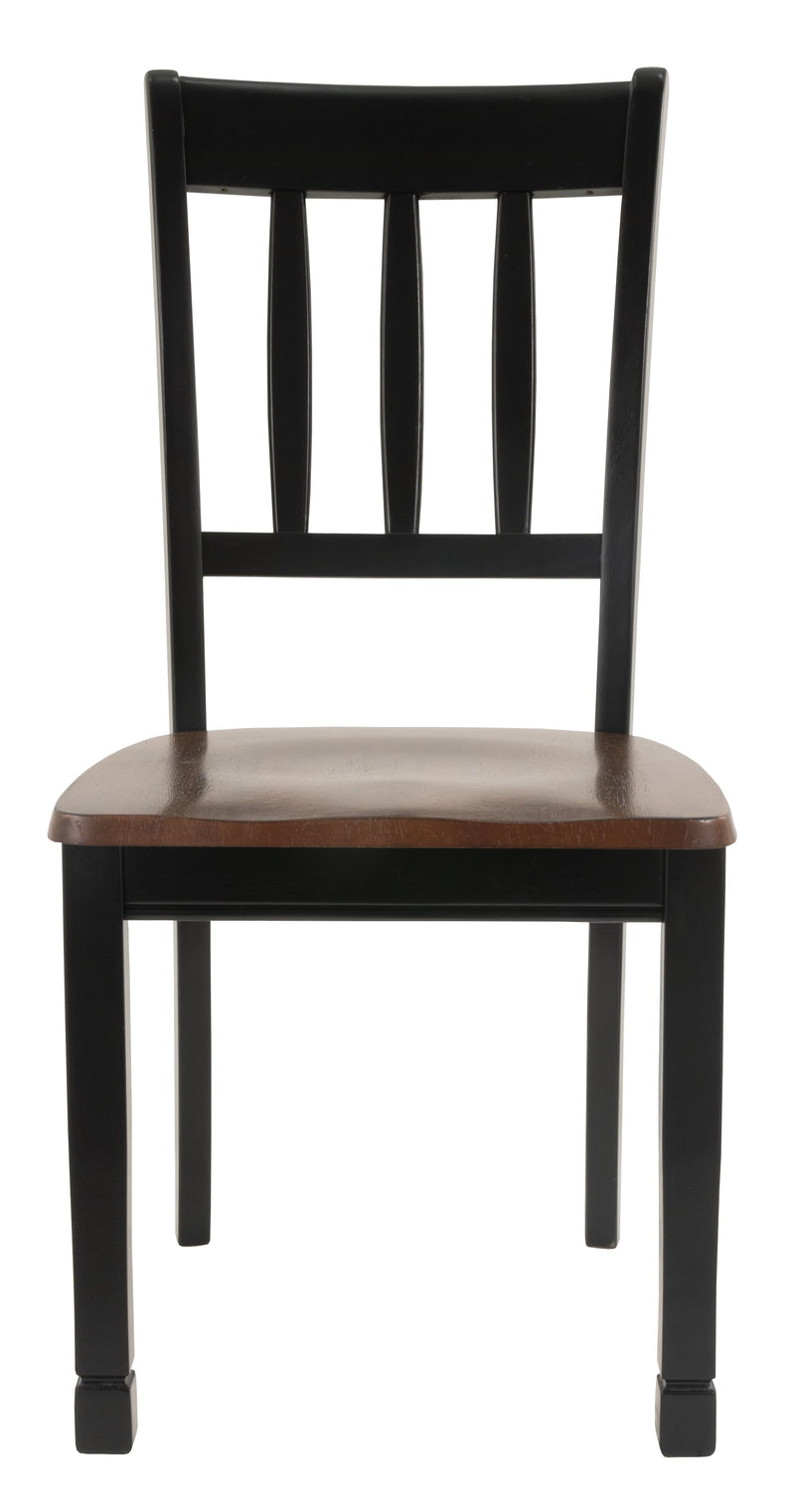 Owingsville Black Brown Dining Chair