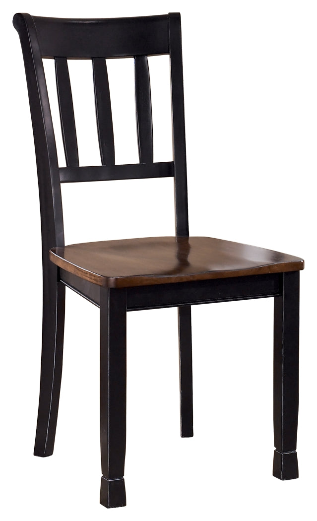 Owingsville Black Brown Dining Chair