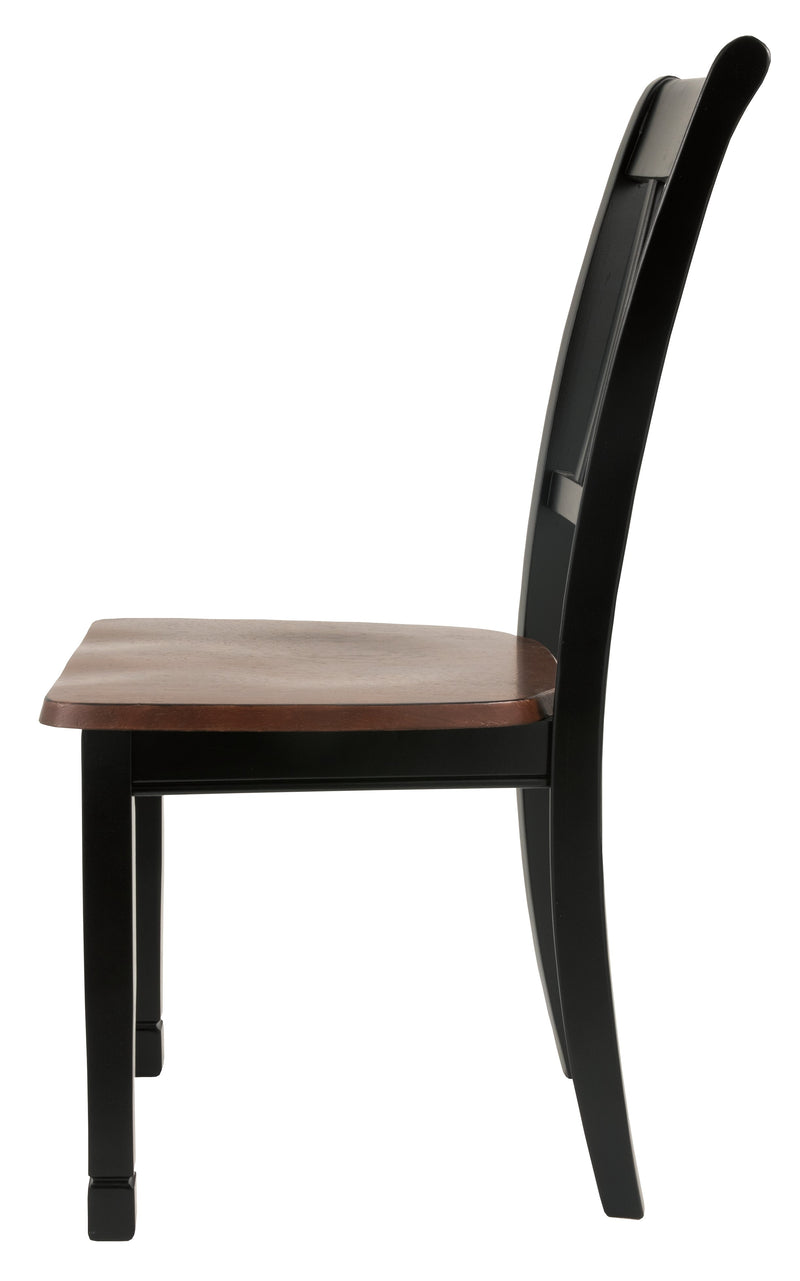 Owingsville Black Brown Dining Chair