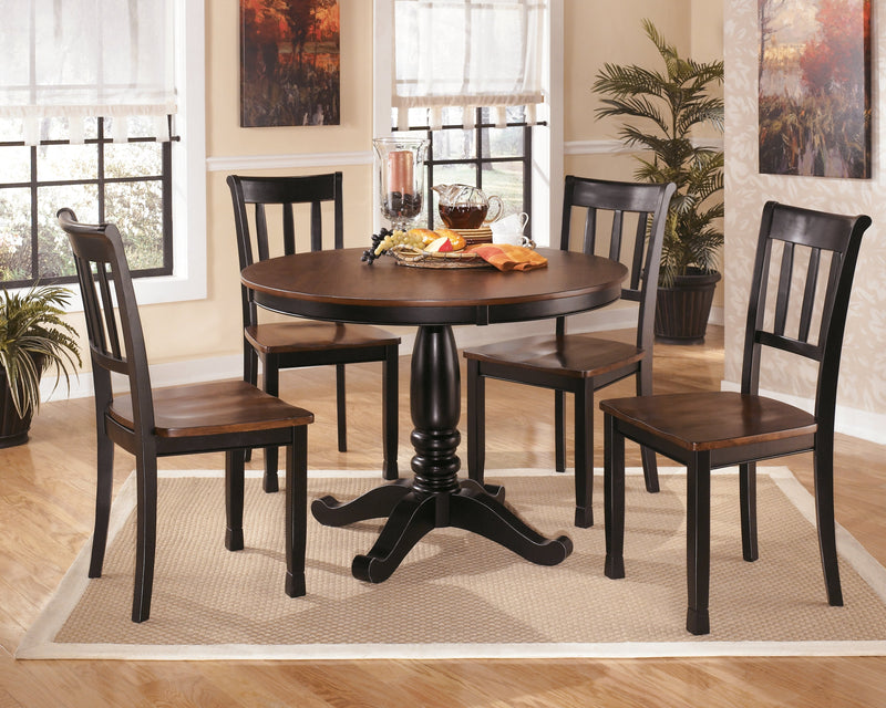 Owingsville Black Brown Dining Chair