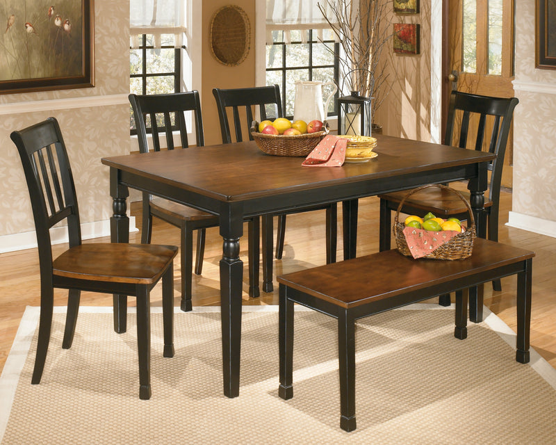 Owingsville Black Brown Dining Chair