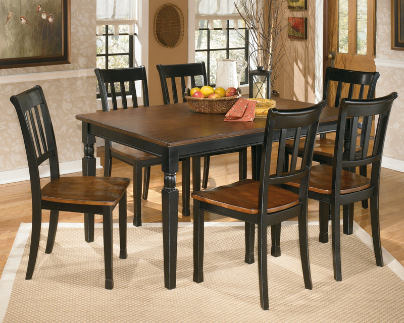 Owingsville Black Brown Dining Chair