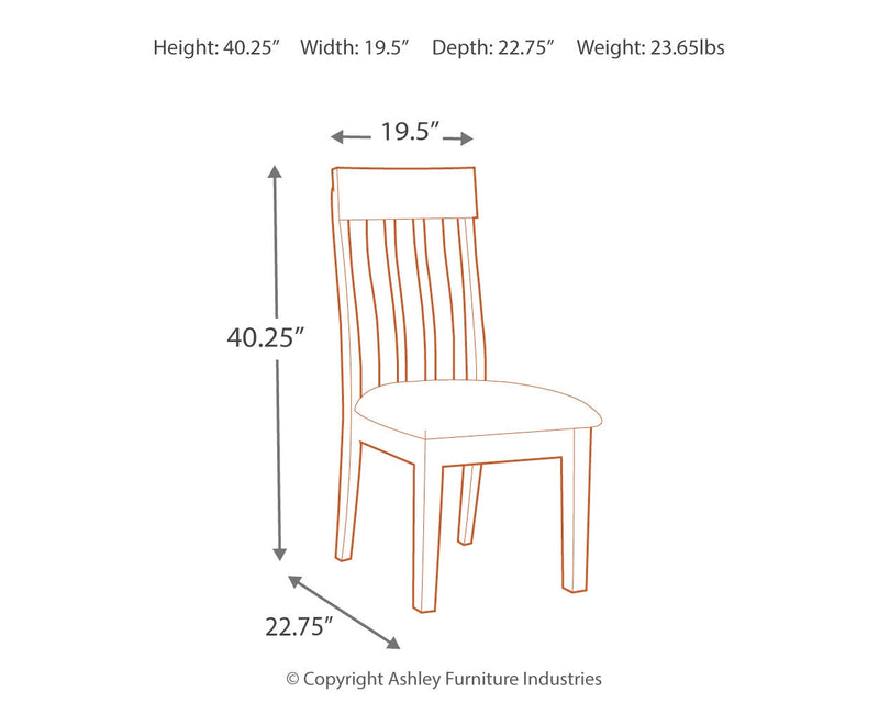 Ralene Medium Brown Dining Chair