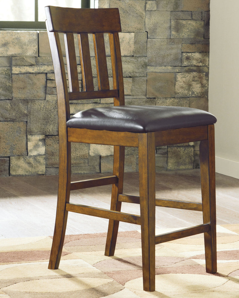 Ralene Medium Brown Counter Height Bar Stool