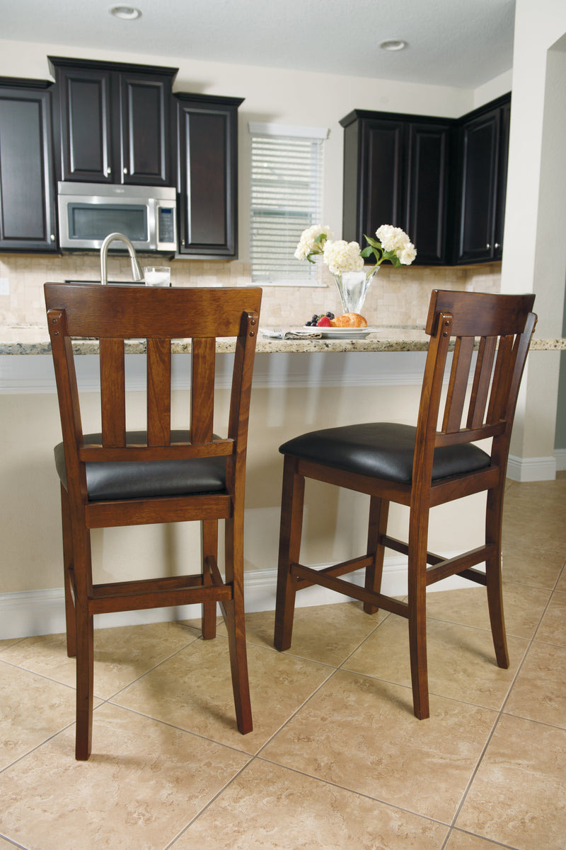 Ralene Medium Brown Counter Height Bar Stool