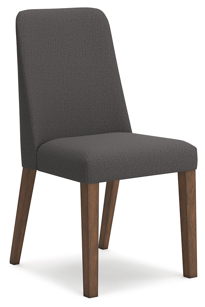 Lyncott Charcoal/brown Dining Chair