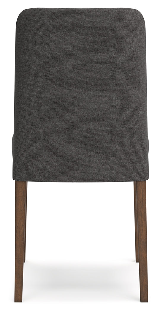 Lyncott Charcoal/brown Dining Chair