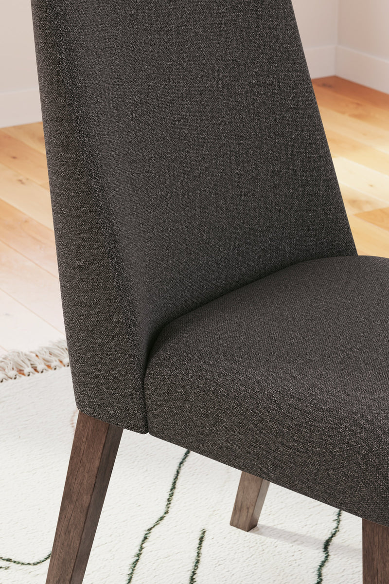 Lyncott Charcoal/brown Dining Chair