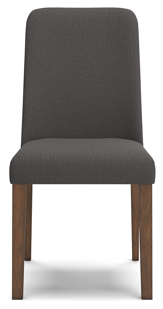 Lyncott Charcoal/brown Dining Chair