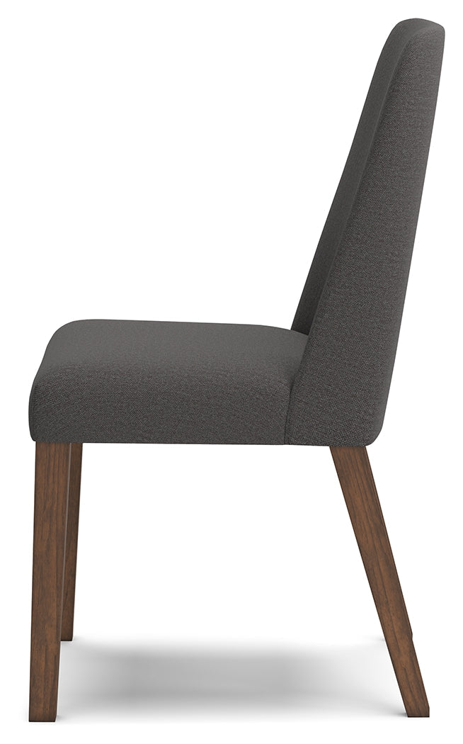 Lyncott Charcoal/brown Dining Chair
