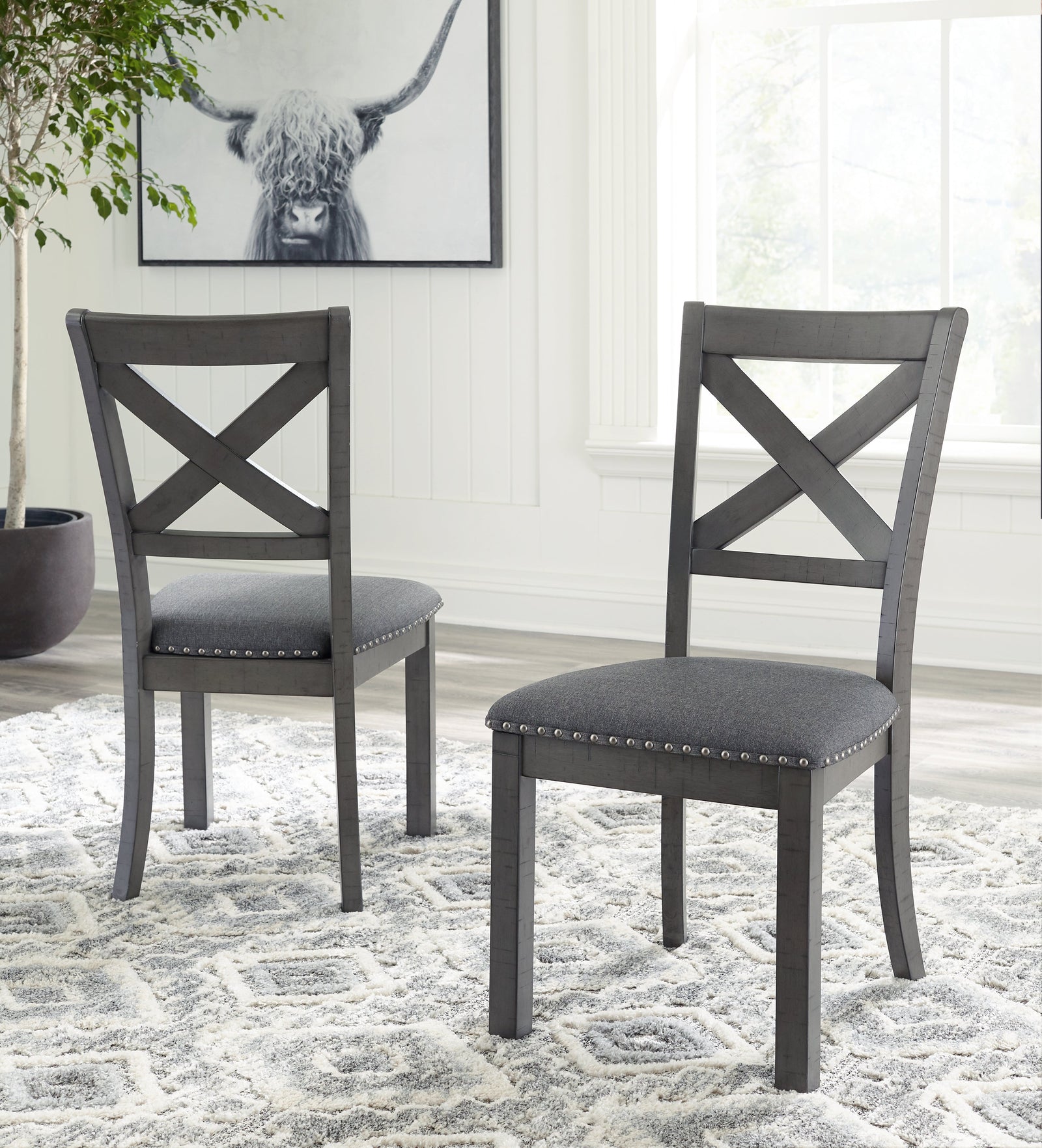 Myshanna Gray Dining Chair