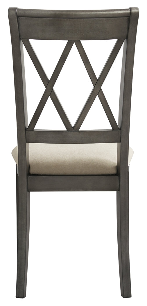 Curranberry Metallic Gray Dining Chair