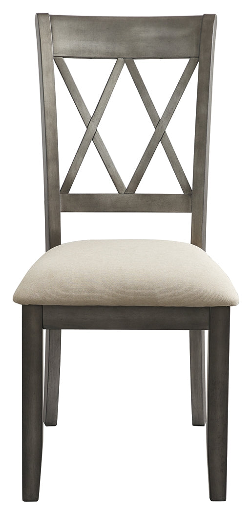 Curranberry Metallic Gray Dining Chair