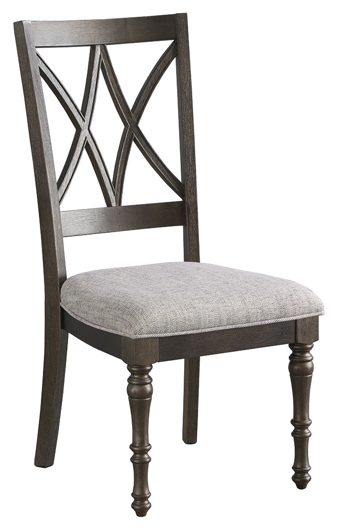 Lanceyard Grayish Brown Dining Chair