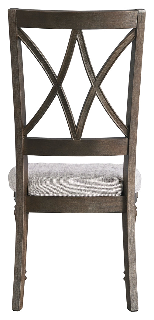 Lanceyard Grayish Brown Dining Chair