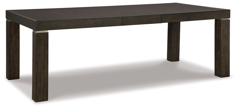 Hyndell Dark Brown Dining Extension Table