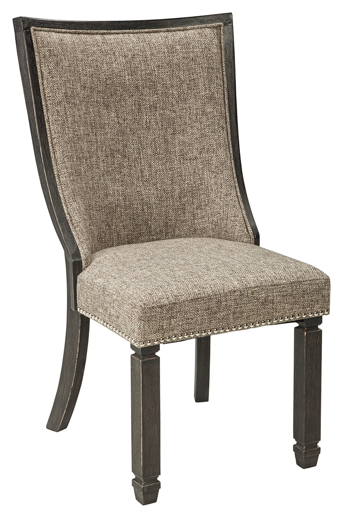 Tyler Creek Black Grayish Brown Dining Chair