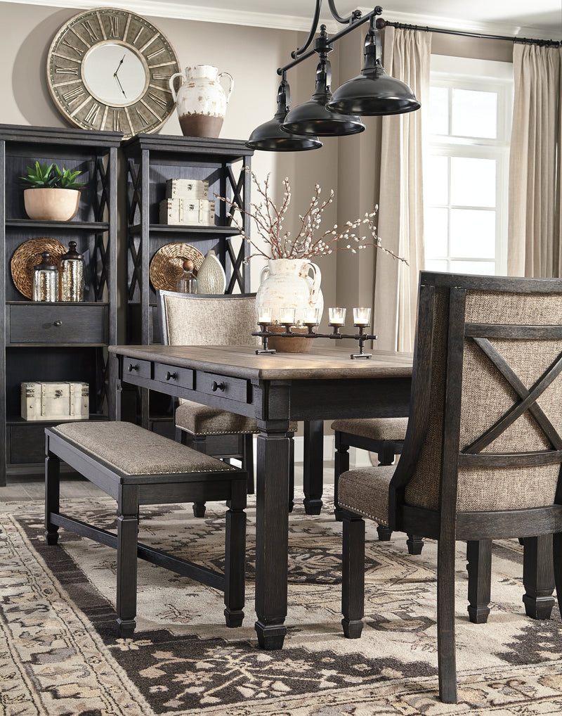 Tyler Creek Black Grayish Brown Dining Chair