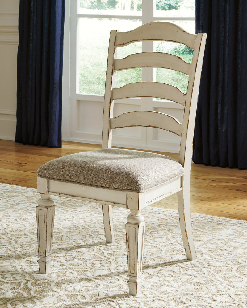 Realyn Chipped White Dining Chair D743-01