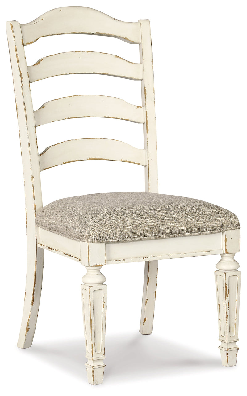 Realyn Chipped White Dining Chair D743-01